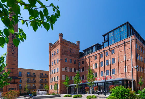 Exterior imagery at a Berkeley Group development