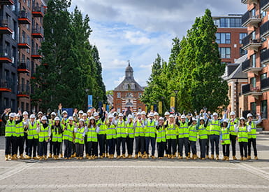 Apprentice team at Berkeley Group