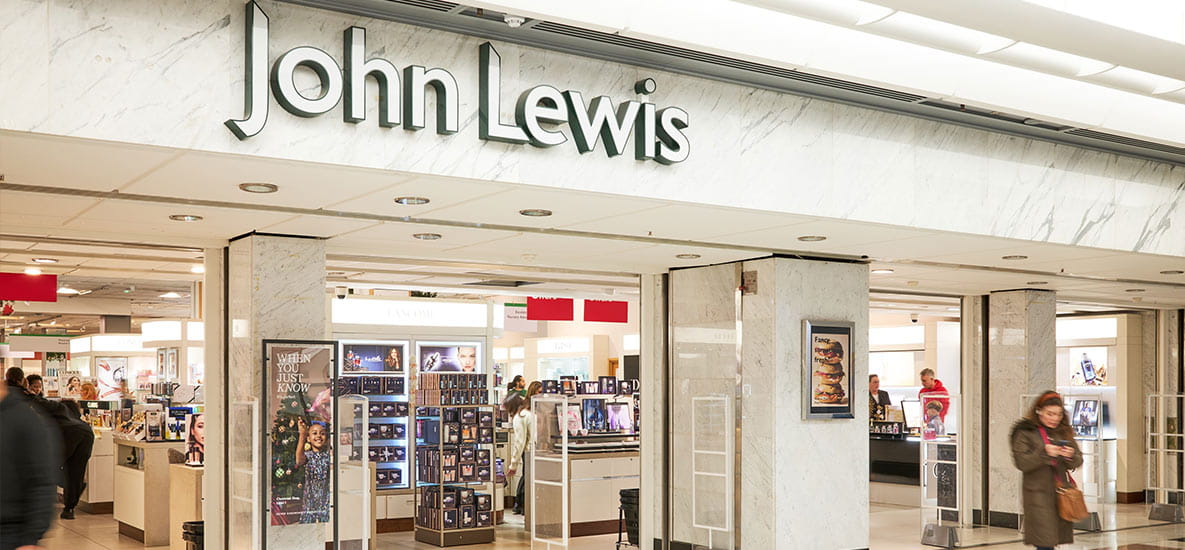 An image of the John Lewis store front