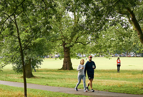 Greenery and nature around Wandsworth Mills