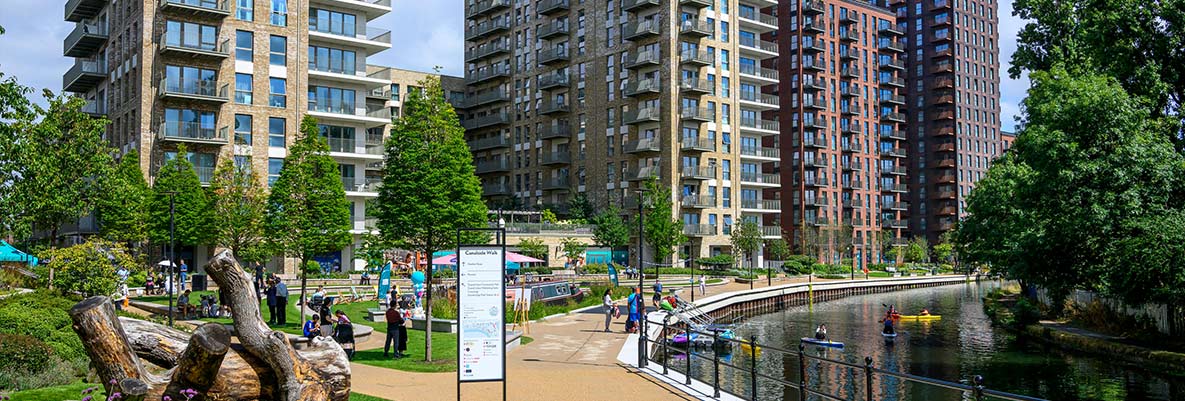 An exterior photo of Grand Union during the summer festival