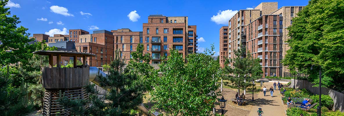 An exterior photograph of Alexandra Gate
