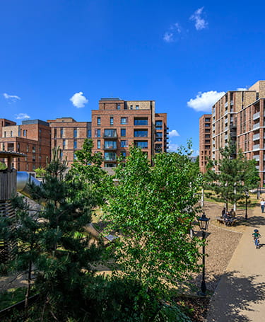 An exterior photograph of Alexandra Gate