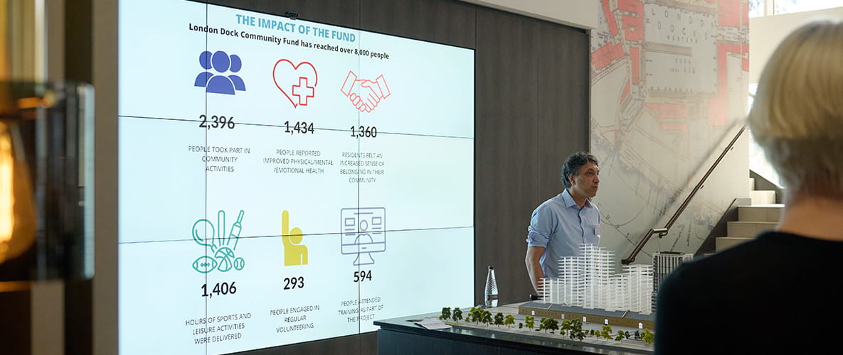 Funding seminar at London Dock