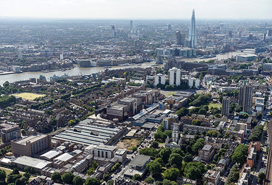 Exterior skyline of London