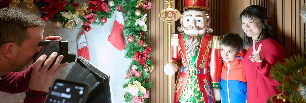 Festive celebration at London Dock