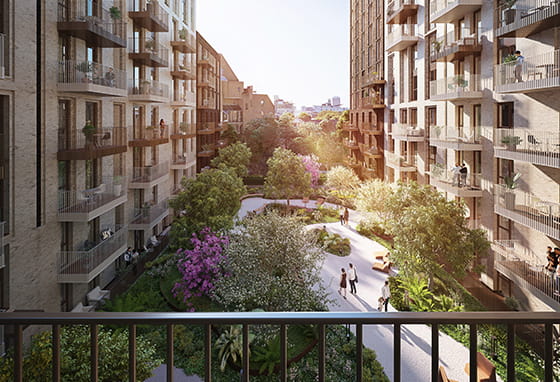 London Dock balcony image
