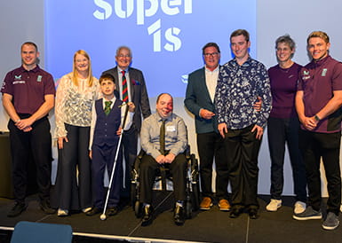 Young people with a disability recognised at Lord's Taverners Super 1s Awards