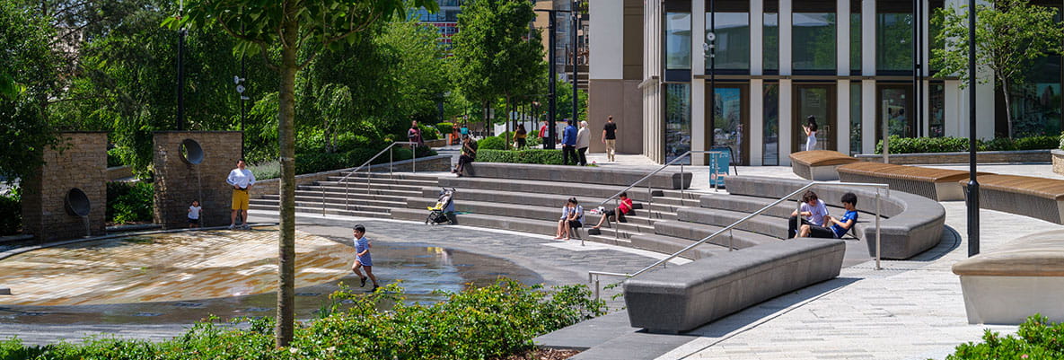Exterior photo at a St James development