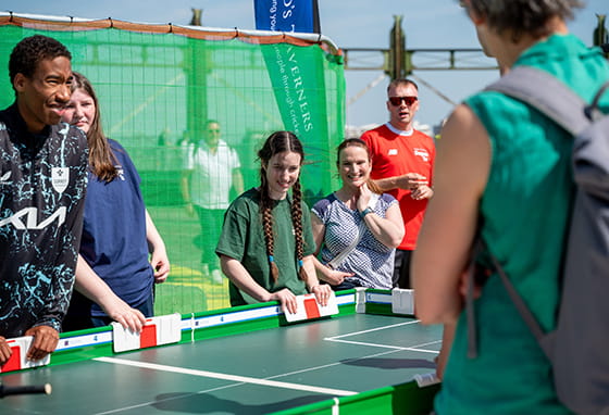 An image of people playing from Lords Taverners Super 1s