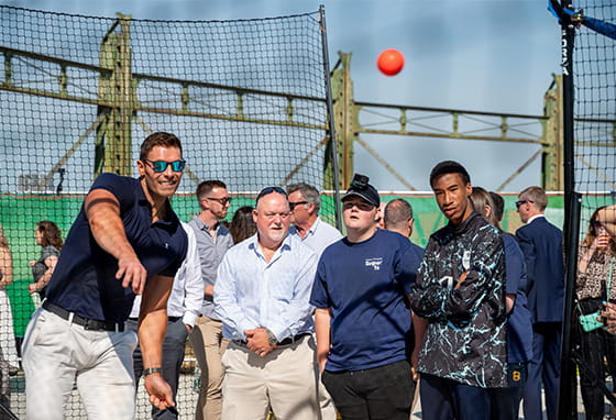 An image of people playing from Lords Taverners Super 1s