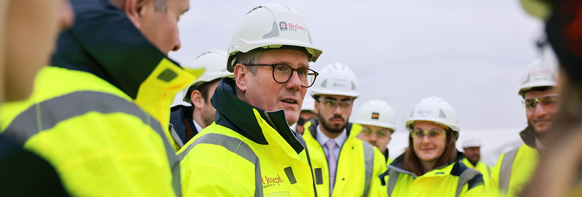 Prime Minister, Keir Starmer, visiting Eastbrook