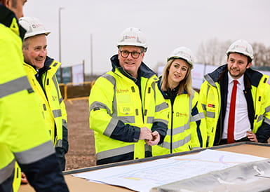 Prime Minister, Keir Starmer, visiting Eastbrook