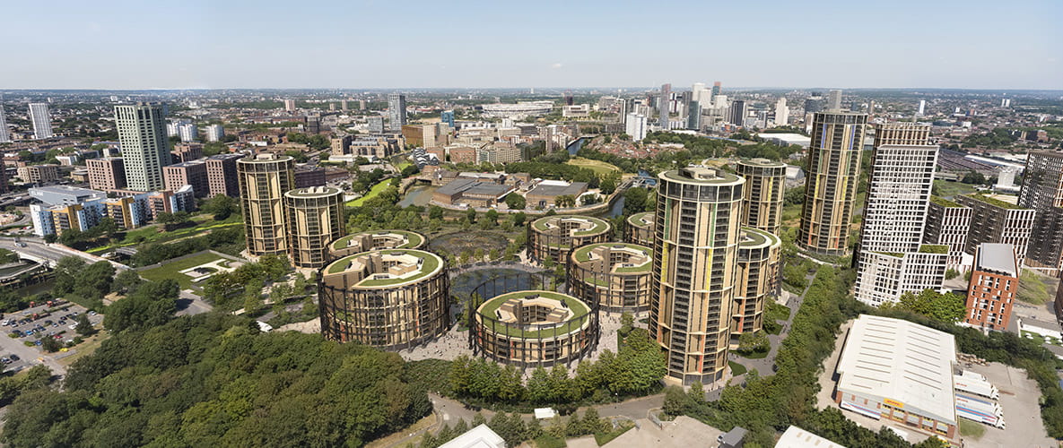 CGI of Camden Goods Yard