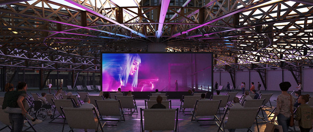 A CGI of the cinema at Bow Green
