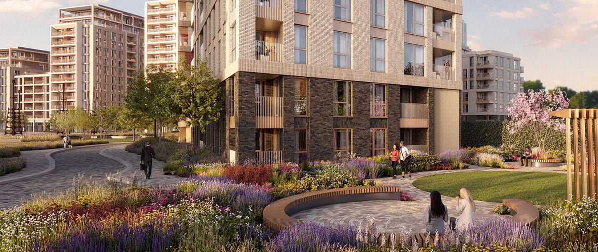 CGI of King's Road Park