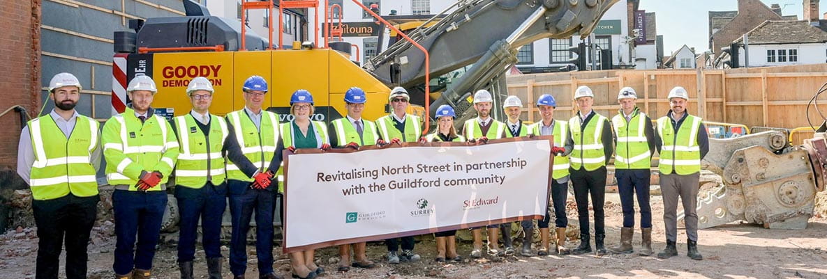 An image of St Edward and Partners at the North Street building site