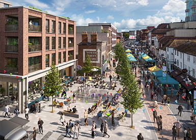 St Edward Starts Work on North Street, Regenerating Guildford’s Town Centre