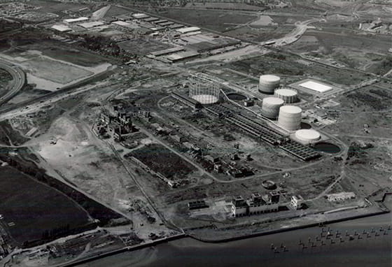 An old image of Beckton Gasworks