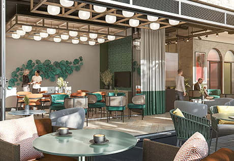 Co working space at The Silk Club