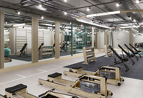 Gym at The Silk Club