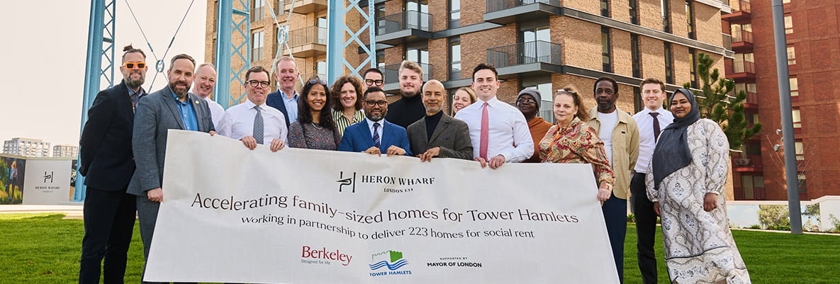 Berkeley and Tower Hamlets sign a home delivery 