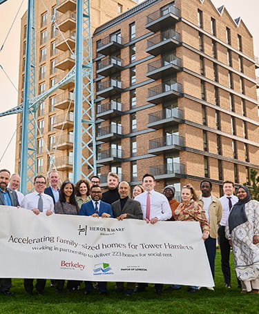 Berkeley and Tower Hamlets sign a home delivery