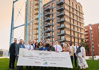 Berkeley and Tower Hamlets sign a home delivery