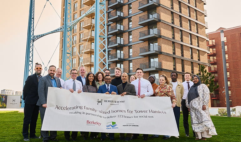 Berkeley and Tower Hamlets sign a home delivery