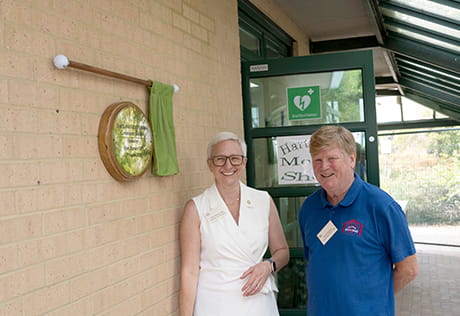 An image of people who set up Mens Shed at Hartland Village