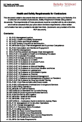 A thumbnail image of the BLF Health and Safety Requirements for Contractors PDF