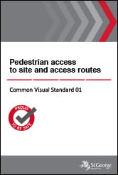 frontcover of common visual standard 12 safety construction document