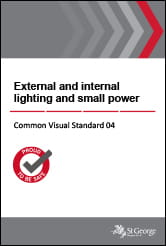 frontcover of common visual standard 12 safety construction document