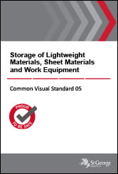 frontcover of common visual standard 12 safety construction document