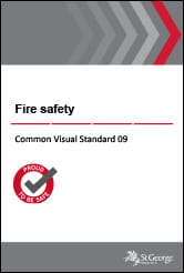 frontcover of common visual standard 12 safety construction document