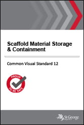 frontcover of common visual standard 12 safety construction document