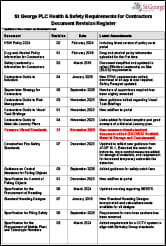 STG PLC Health and Safety Requirements Thumbnail 