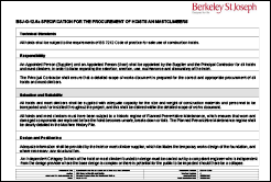 BSJ-G-12.6a Specification for the Procurement of Hoists and Mastclimbers Thumbnail