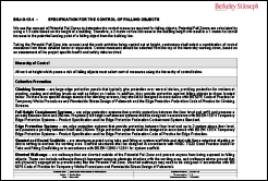 BSJ-G-13.4a Specification for the Control of Falling Objects Thumbnail