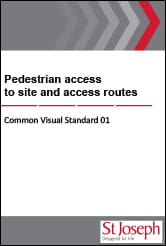 frontcover of common visual standard 12 safety construction document.