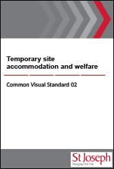 frontcover of common visual standard 12 safety construction document.