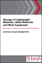 frontcover of common visual standard 12 safety construction document.