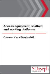 frontcover of common visual standard 12 safety construction document.