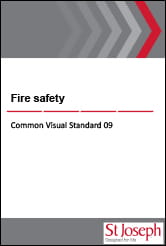 frontcover of common visual standard 12 safety construction document.