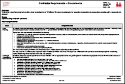 SWSJ - Contractor Requirements Groundworks